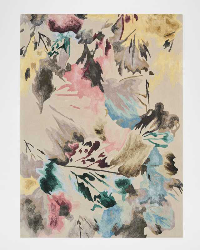 Prismatic Beige/Multicolor Hand-Tufted Rug, 8' x 10'